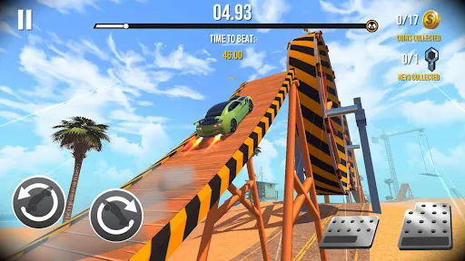 Gameplay screenshot 2 from Stunt Car Extreme - Racing game
